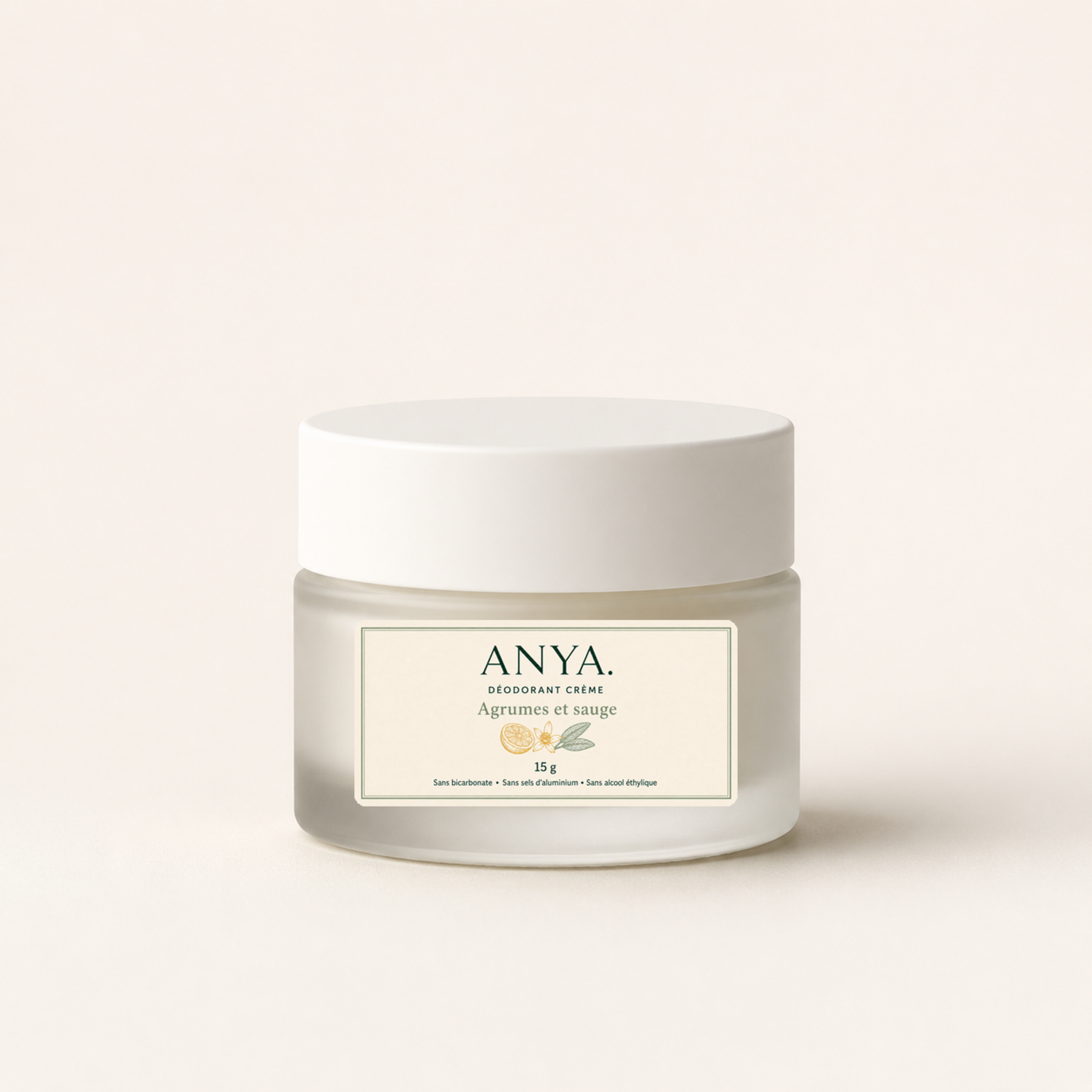 Déodorant crème naturel ANYA.
